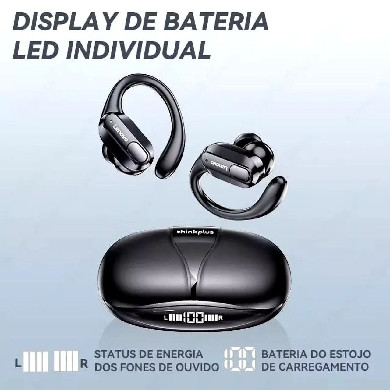Fone de ouvido Lenovo XT80 