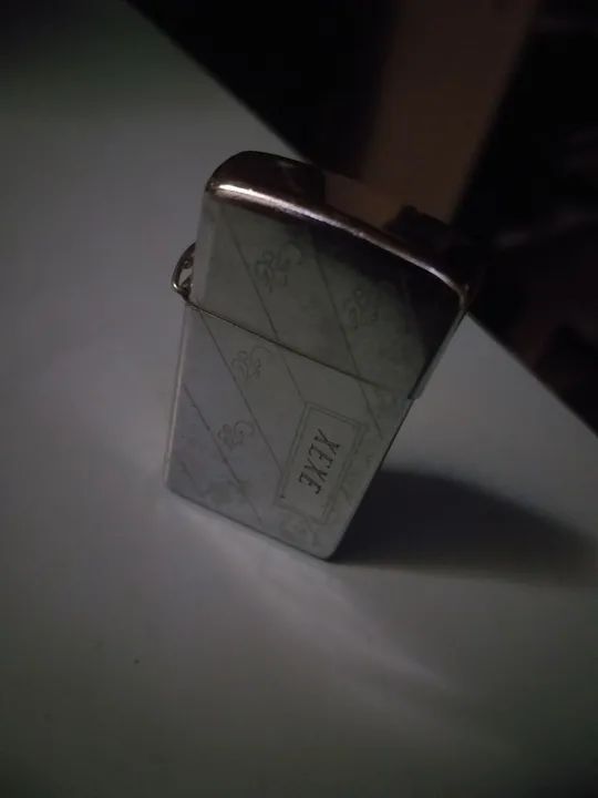 Isqueiro Zippo Antigo Slim - Foto 4