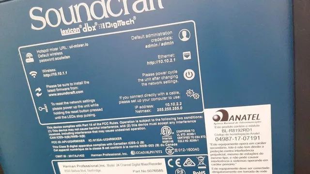 Mesa de Som Digital Soundcraft UI24R ( Nova Com Upgrade ) - Foto 4