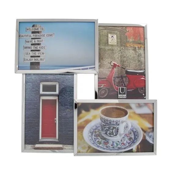Porta retratos para 4 Fotos 10x15cm - Umbra-Novo-Sem uso-Na Caixa-Adquirido na Camicado