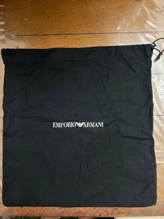 Clutch saco em tecido Emporio Armani GA