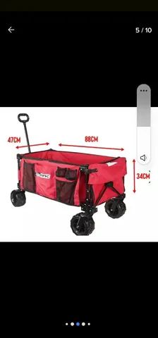 Carrinho articulado com bolsa, marca Nautica - Foto 6