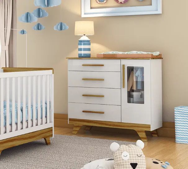 Comoda Retro com Janelinha 100% MDF(Nova) - Foto 3