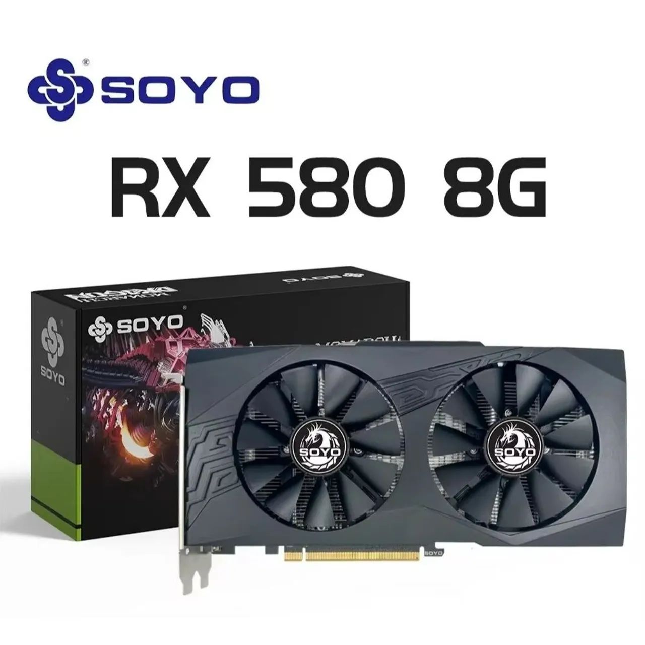 Placa de Vídeo SOYO RX 580 8GB