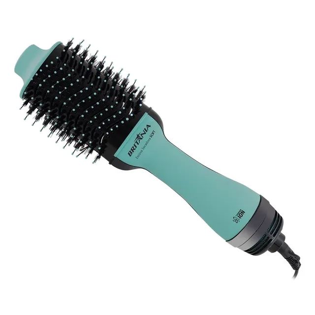 Escova Secadora Britânia Soft 3 em 1 BEC05T Íon Tourmaline com Cabo Giratório 1200W