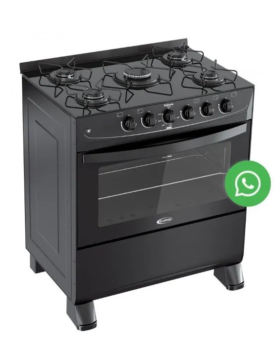FOGÃO NOVO 5 BOCAS ALTO PADRÃO 
