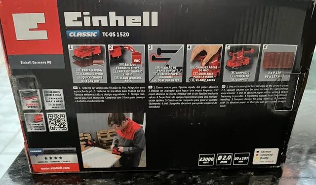 Lixadeira Orbital Einhell - Foto 4