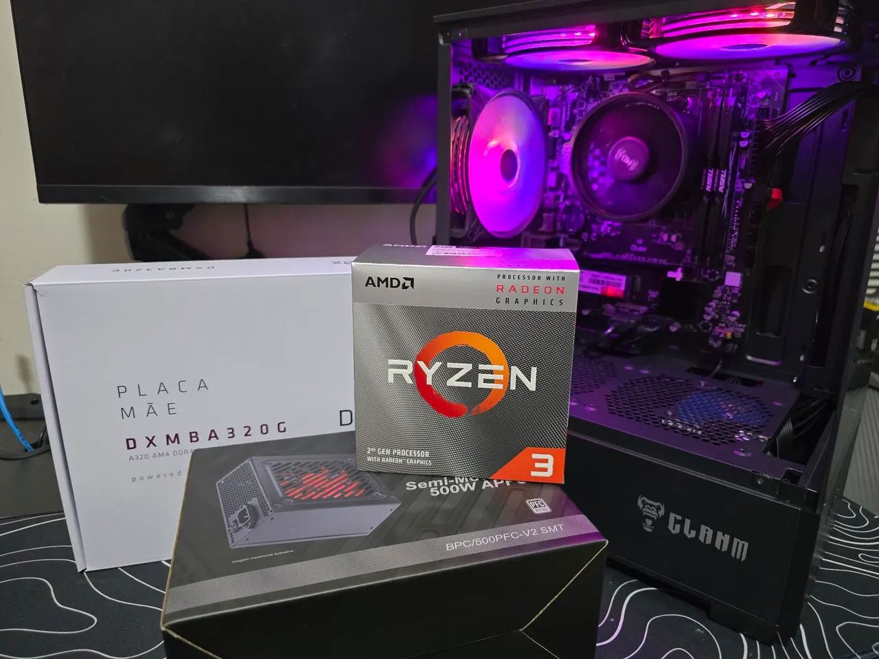 ? Computador Gamer Ryzen 3 3200G | Vega 8 | 16GB DDR4 | SSD NVMe | Pronto para Jogar! - Foto 6