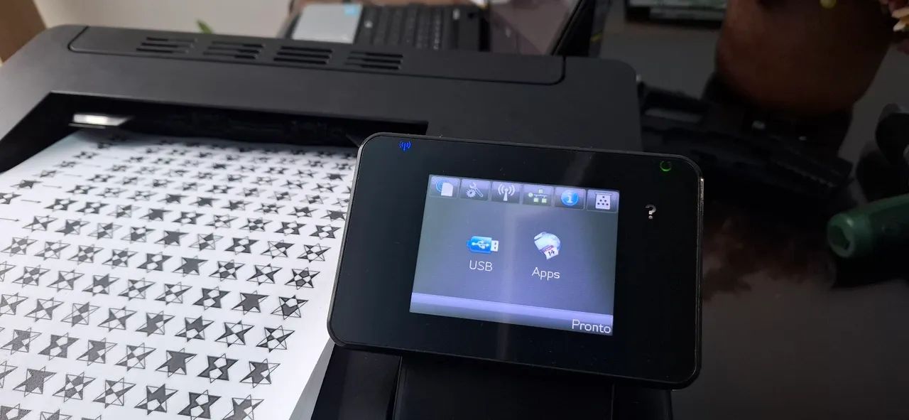 Impressora hp lasejet Pro 200 color M251dw usada - Foto 4