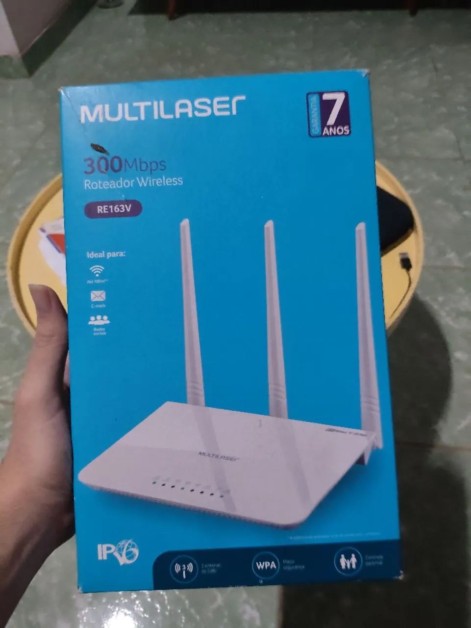 Roteador Wireless Multilaser RE163V 300Mbps