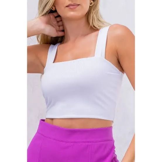 Top cropped feminino - Foto 5