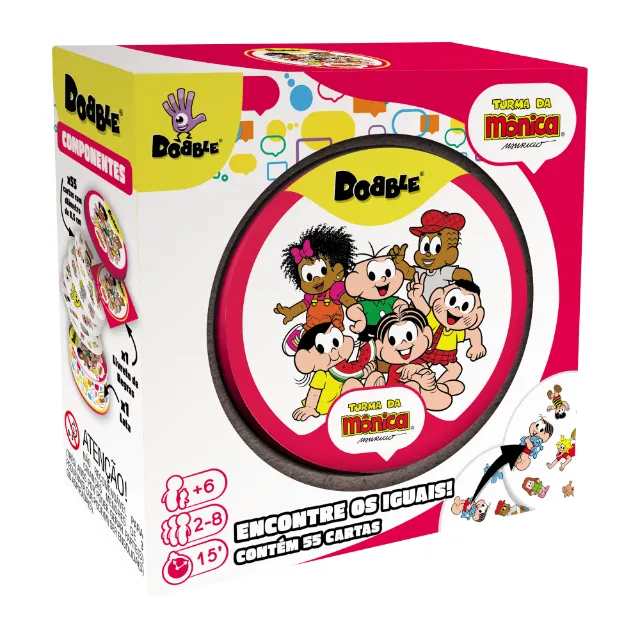 Jogo Dobble Turma da Mônica