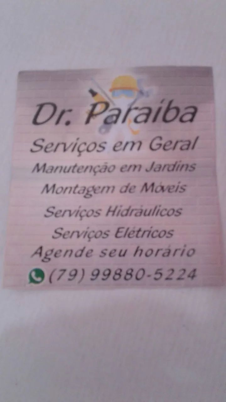 Serviços 24 horas só chama no zap