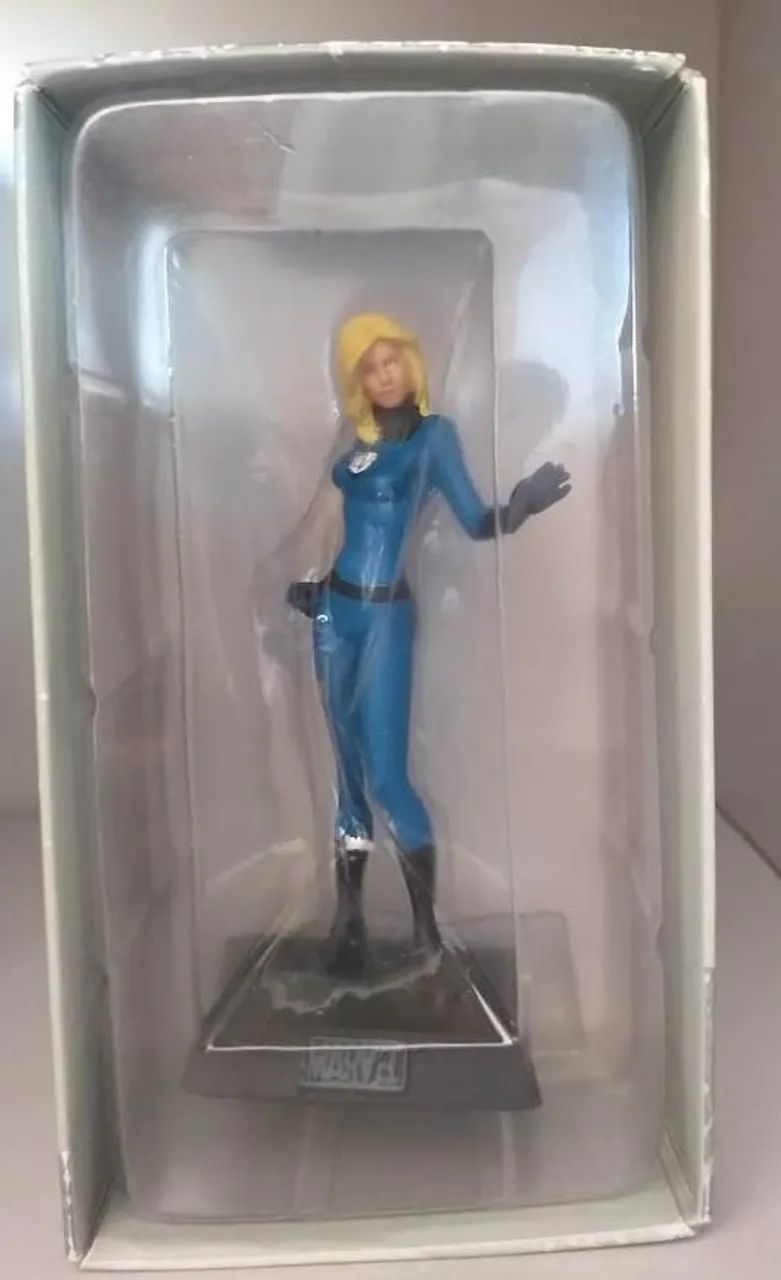 Mulher Invisível - Coleção de Miniaturas Marvel Eaglemoss n. 41 - Foto 4