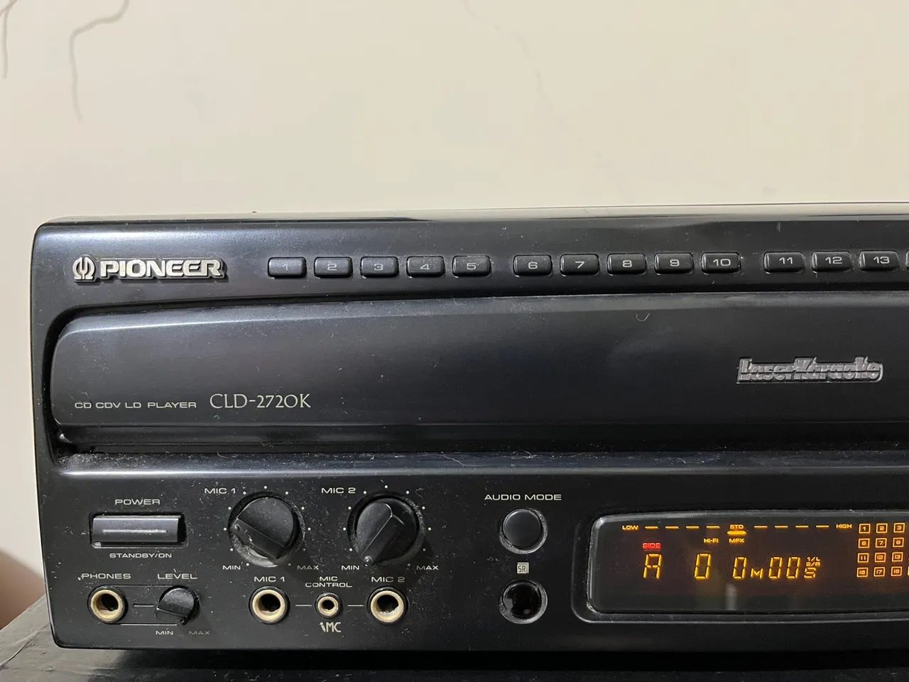 LD Laser Disc Pioneer - Laser Karaokê