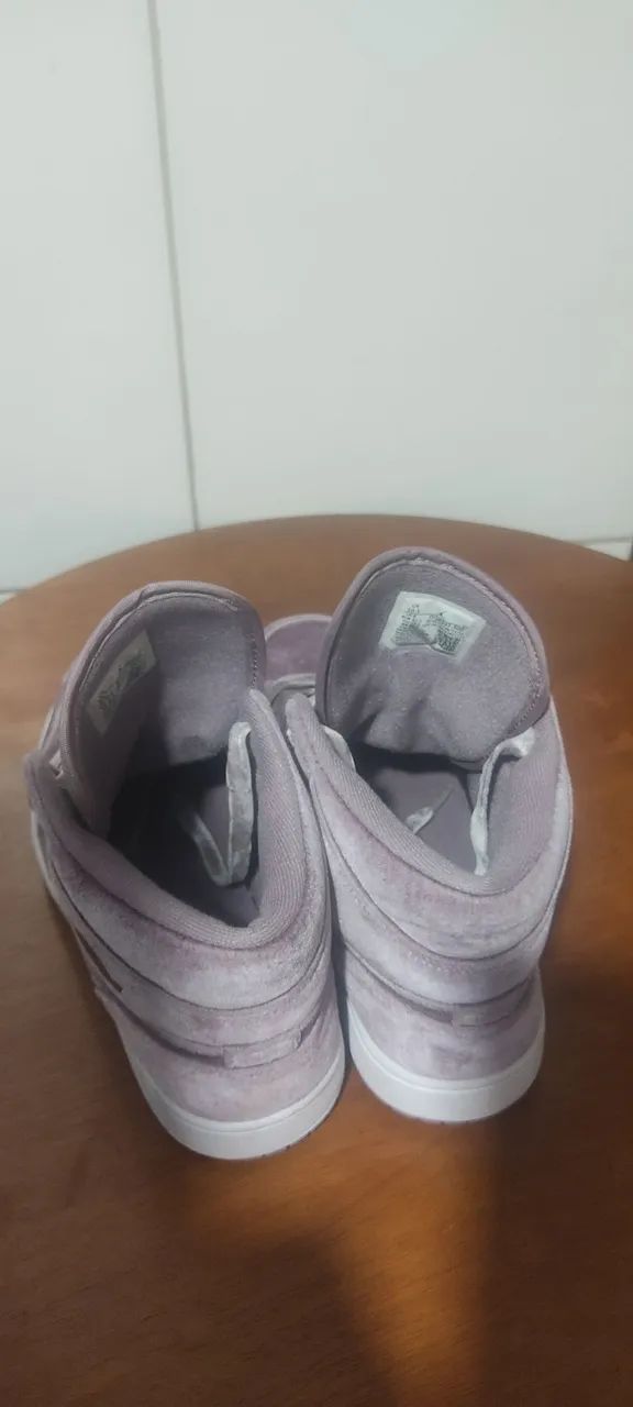 Jordan MID feminino roxo  - Foto 4