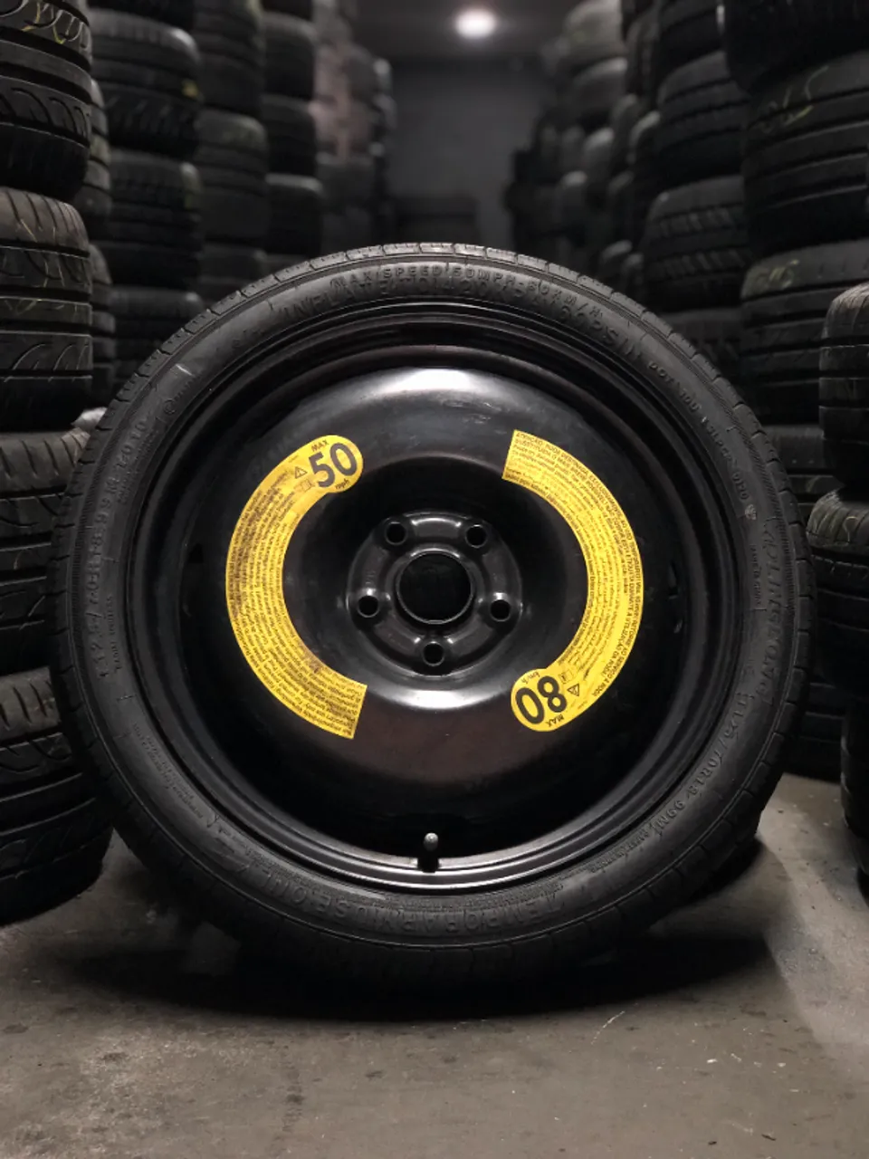 Estepe Fiat Fastback Original Aro 18 T125/70 R18 - Roda de Emergência Compacta