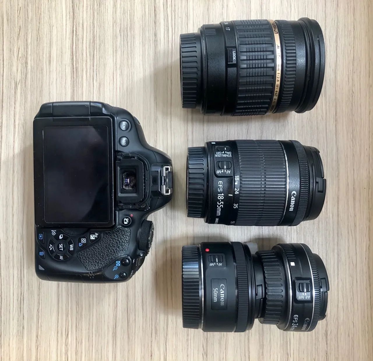 Kit Completo Canon T5i+ 4 Lentes - Foto 3