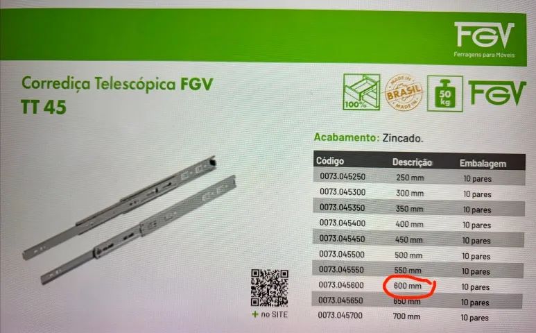 Corrediças para gavetas - Foto 3