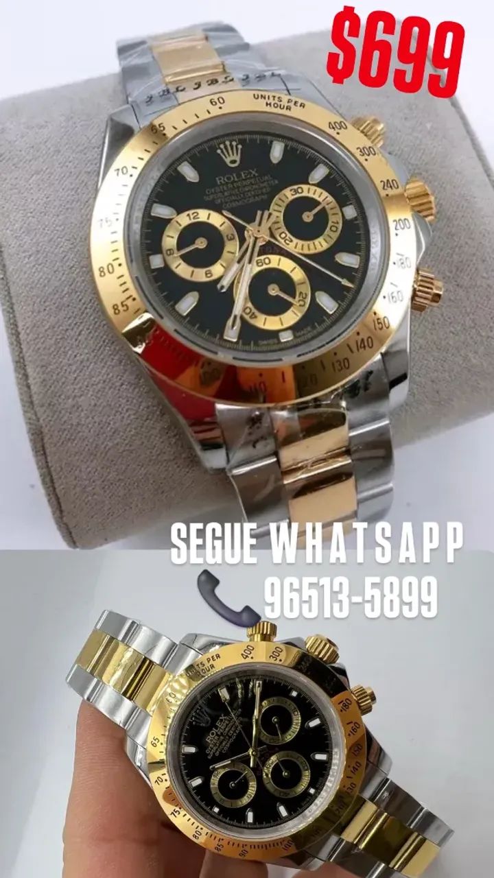 Relógio ROLEX DAYTONA COSMOGRAPH AUTOMÁTICO MISTO  - Foto 2