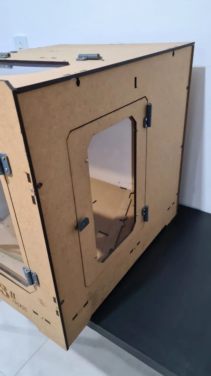 Gabinete Enclosure Caixa de MDF fechado para impressora 3D Creality Ender 3 V2 - Foto 4