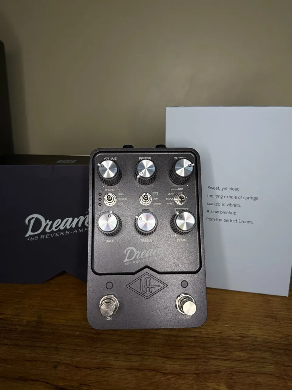 Pedal Dream '65 Reverb Amplifier - Universal Audio