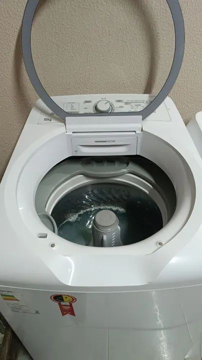 Máquina de Lavar Roupa Brastemp 15kg voltagem 110. Com 90 dias de garantia. Cesto de inox - Foto 3