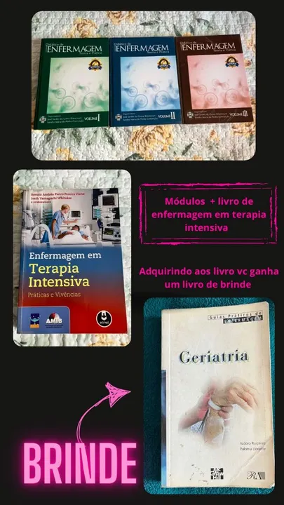 Didático de Enfermagem - Volumes I, II e III - 2ª Edição