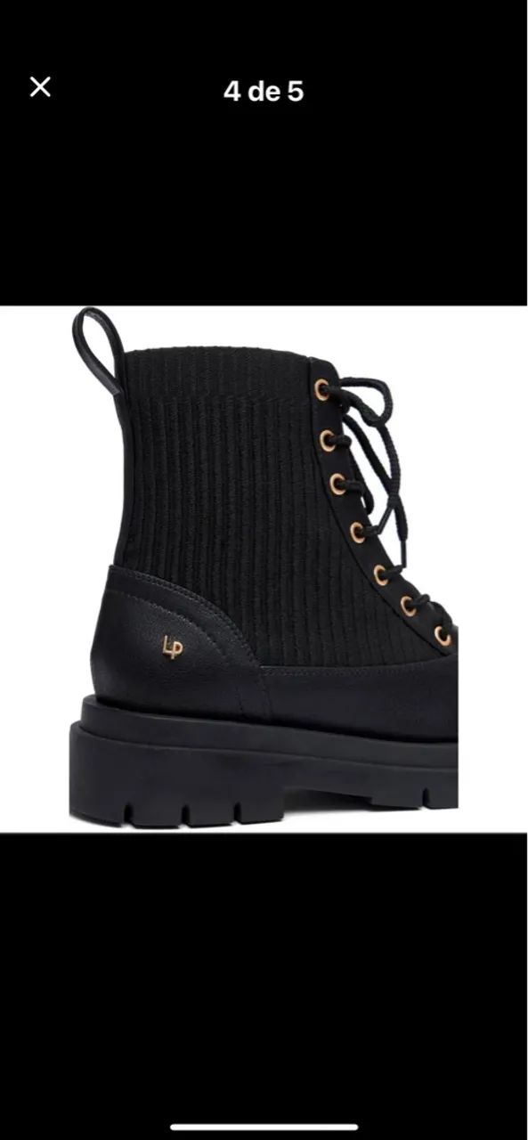 Bota Preta tratorada lana perfume 