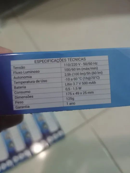 Lâmpadas de Emergência LED 30 LEDs Super Slim - Novas - Foto 4