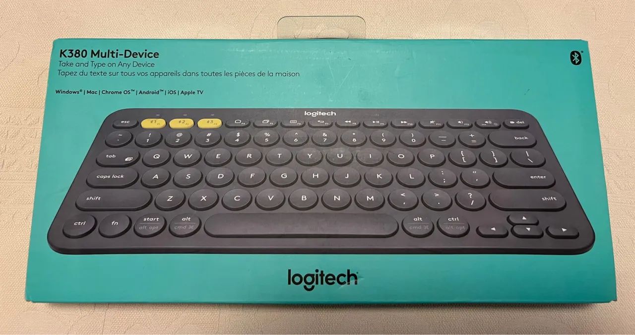 Teclado Logitech K380 Multi-Device, SEM fio - Novo - Foto 4