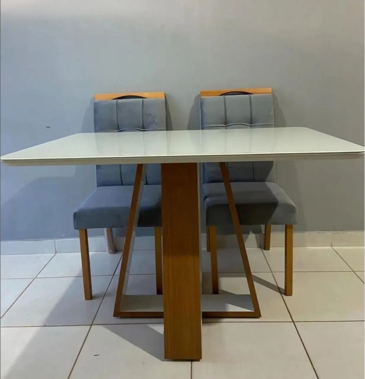 Mesa de jantar Luanna com 4 cadeiras  - Foto 3
