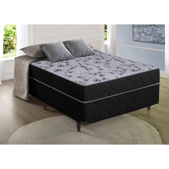 Cama Box Casal Asia, com Colchão MOLAS ENSACADAS!