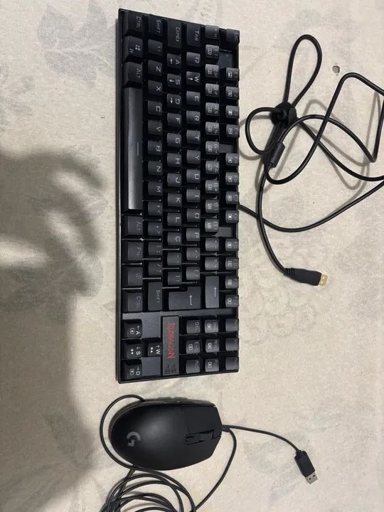 Kit Teclado e Mouse Gamer Redragon