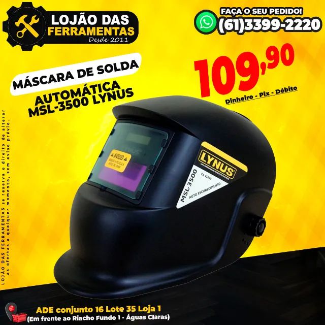 Máscara de Solda Automática MSL-3500 Lynus