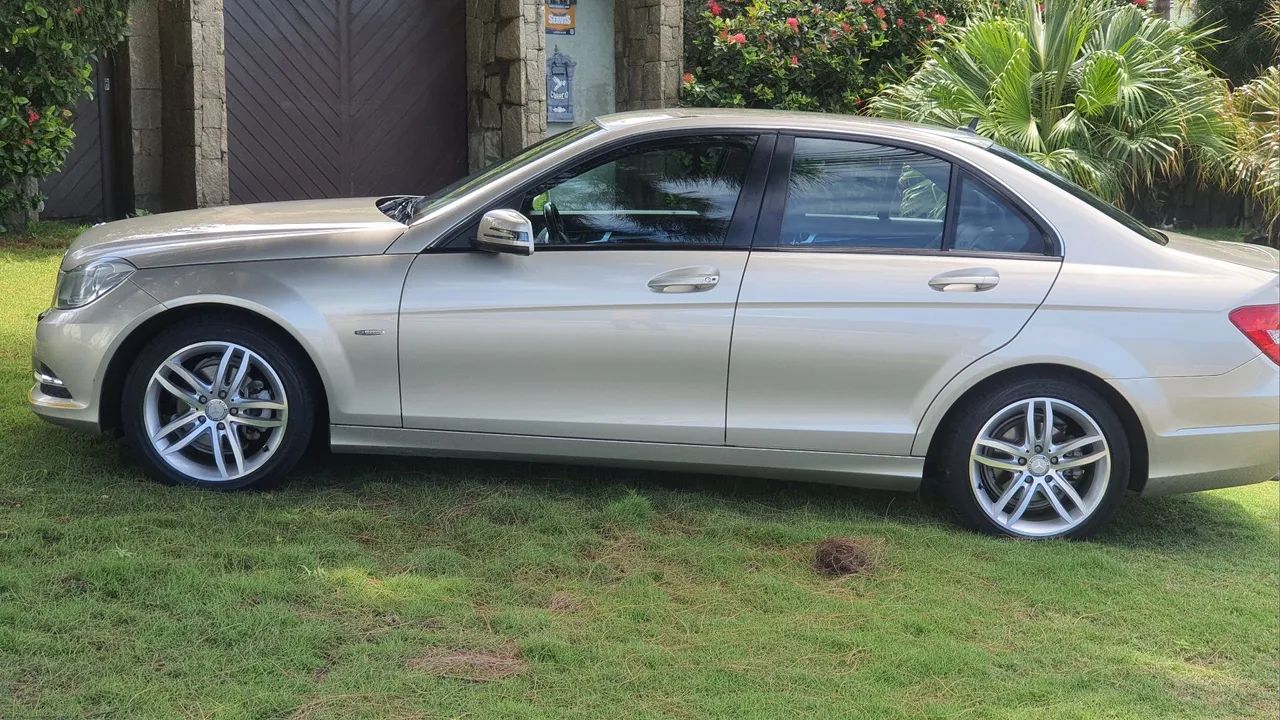 Mercedes C 180 2012 Bege 1.6 Turbo CGI 156 HP  - Foto 4