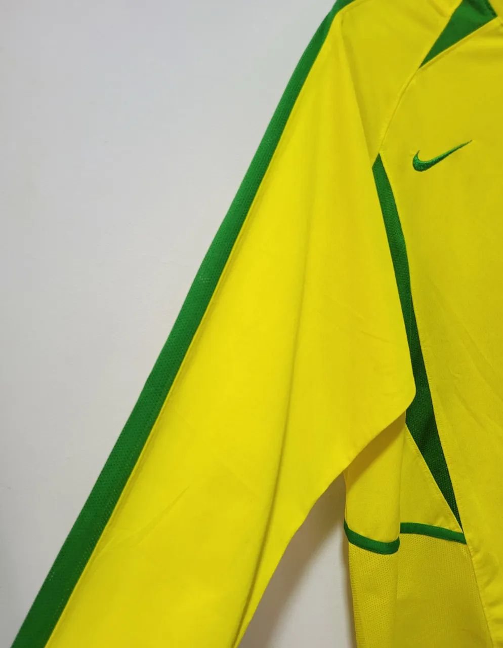 Camisa seleção brasileira 2002  P  manga longa ORIGINAL  - Foto 4