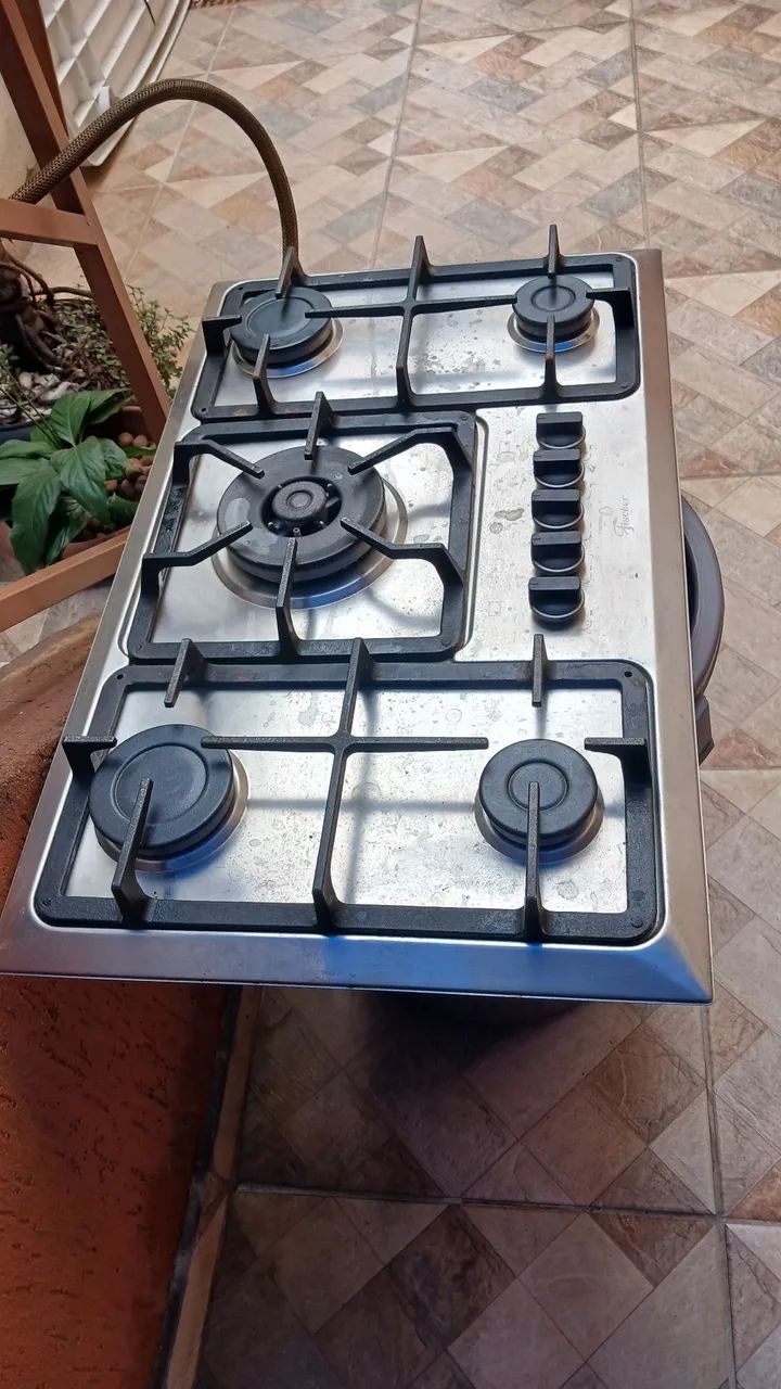 Fogão e exaustor