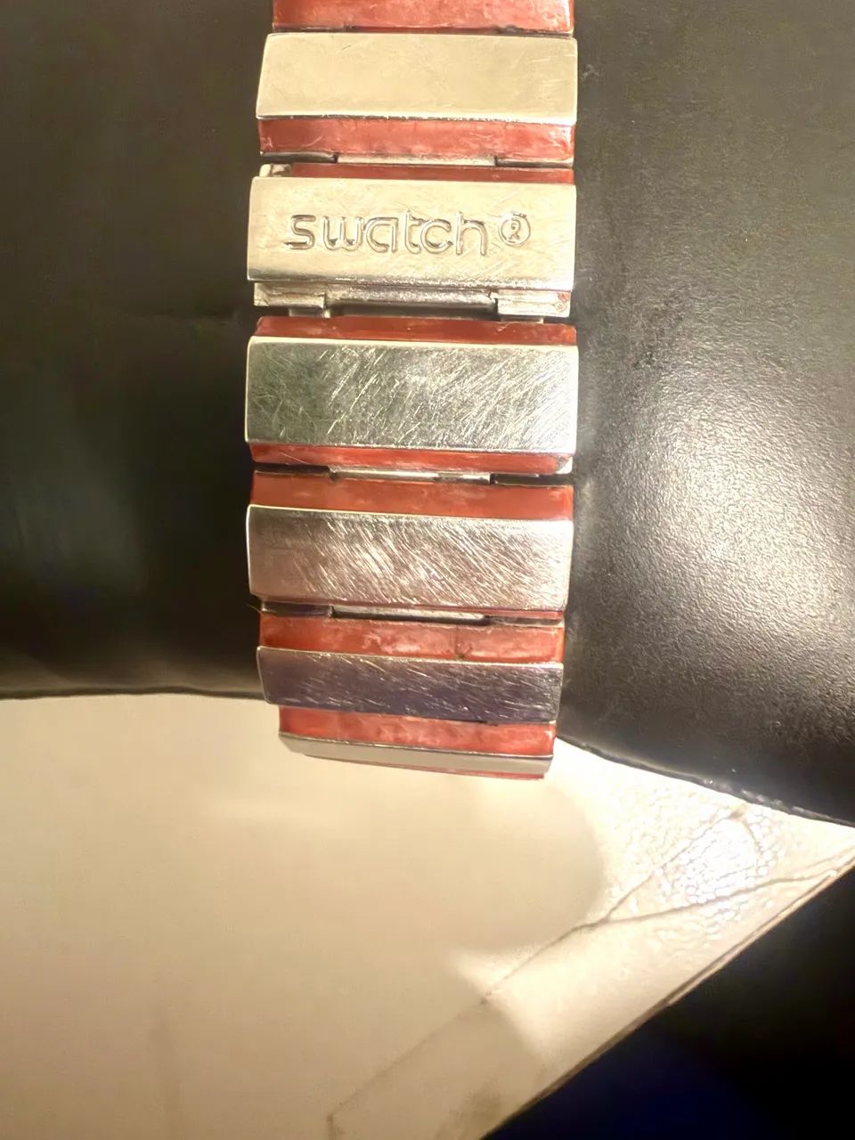 Relógio Swatch Irony vermelho - Foto 5
