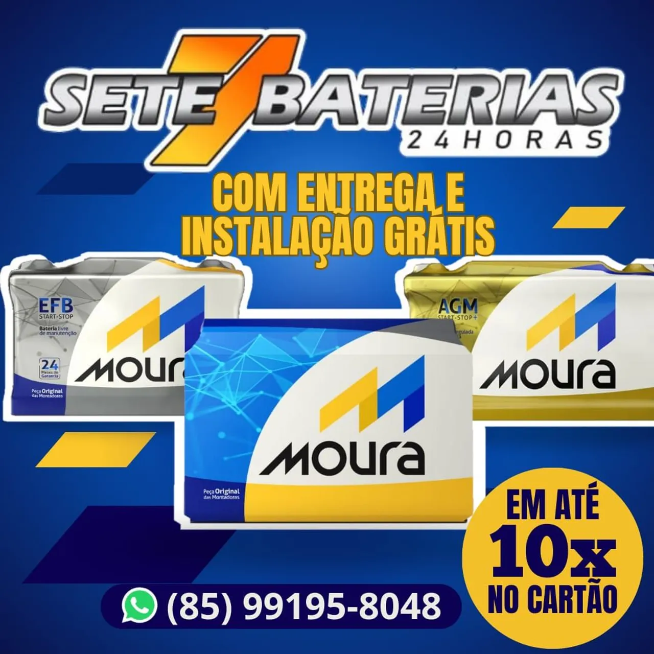 BATERIAS PARA CARROS E MOTOS E CAMINHÃO