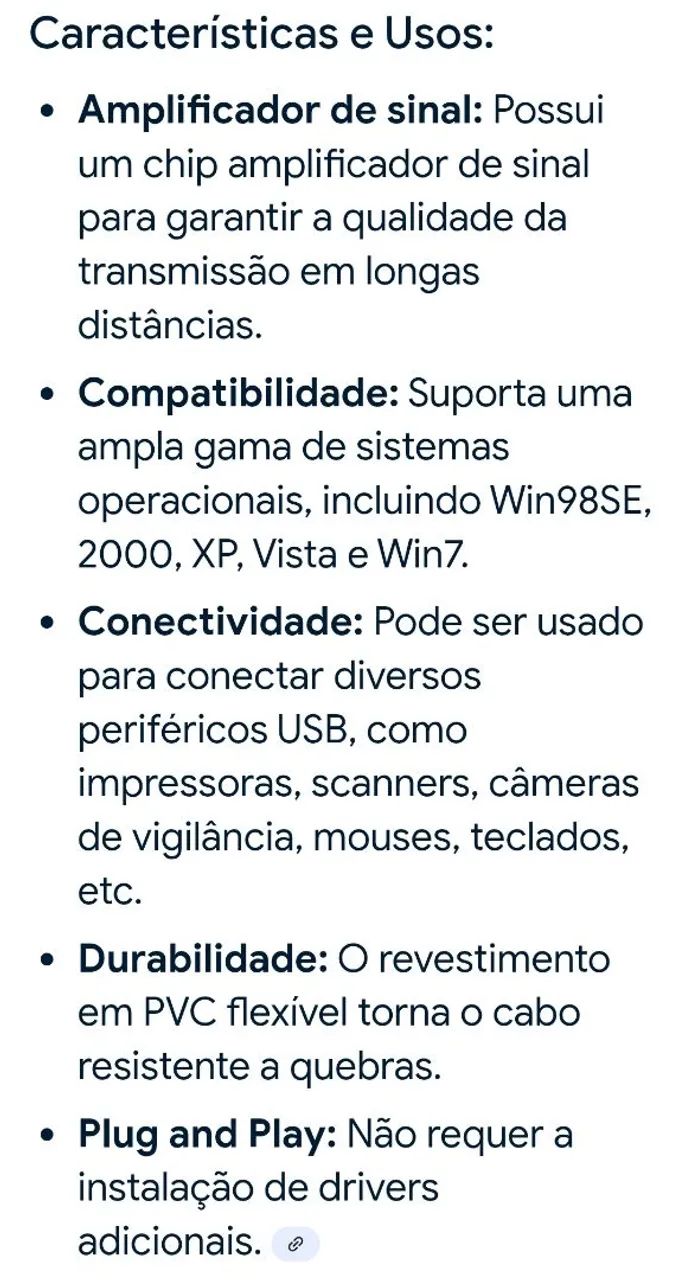 Cabo Extensor USB 2.0 - Foto 5