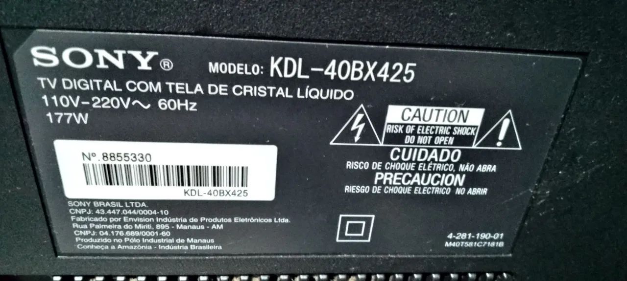 TV 40 polegadas Sony  - Foto 2