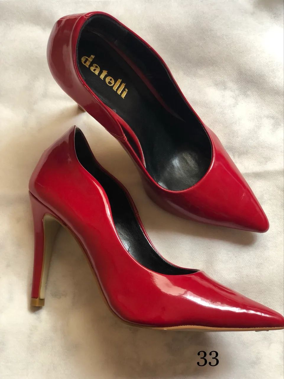 Sapato lindo vermelho  - Foto 2