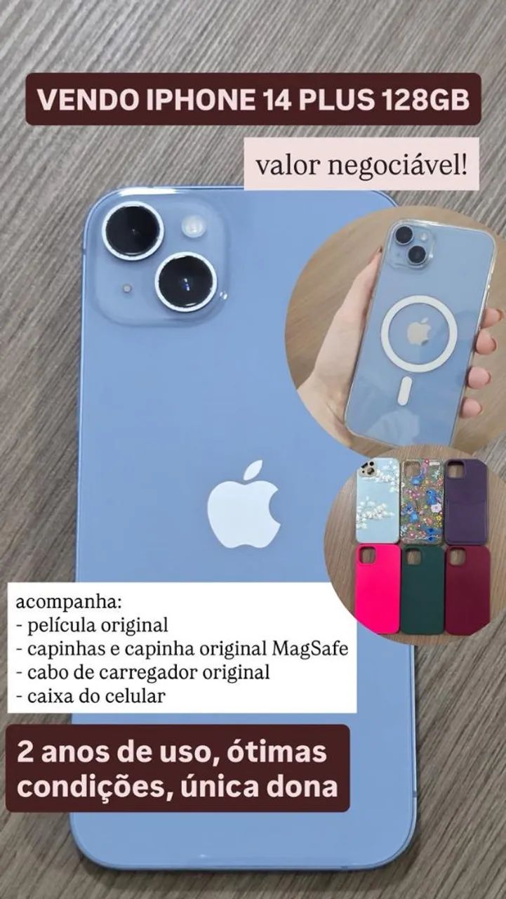 Iphone 14 Plus Azul - 128GB64306323170434120