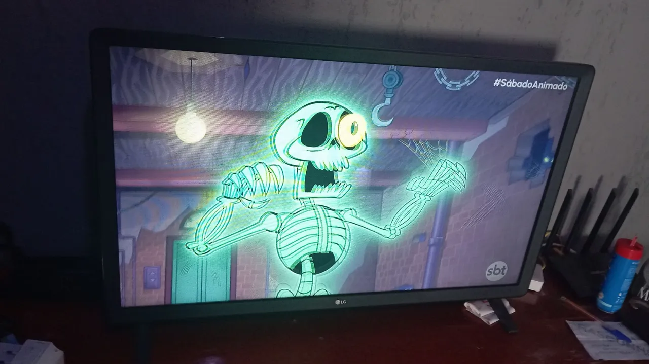 TV LG com imagem vibrante