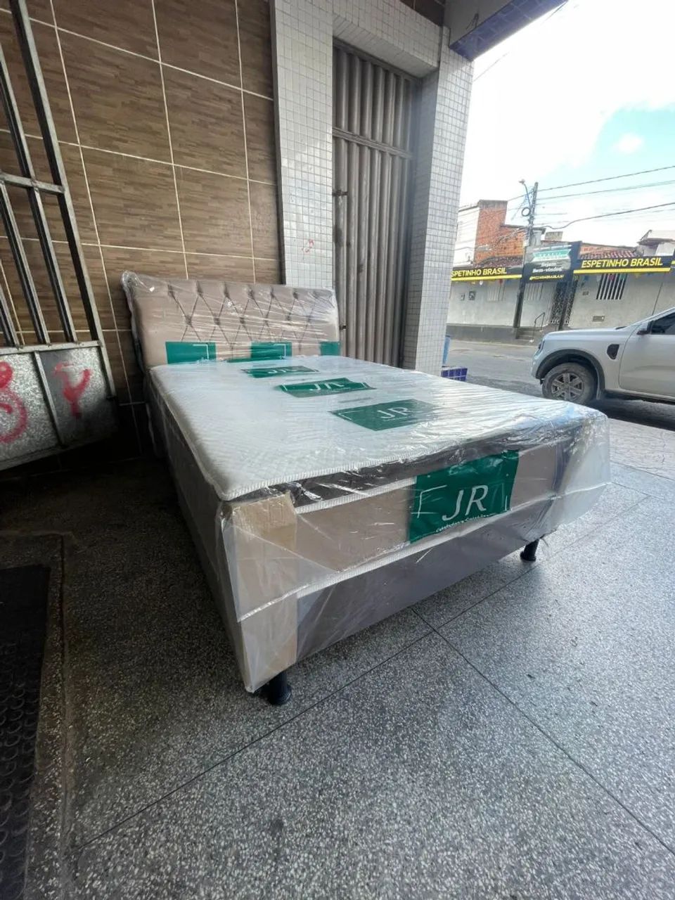 Cama box 12cm de Espuma cama alta - Foto 2