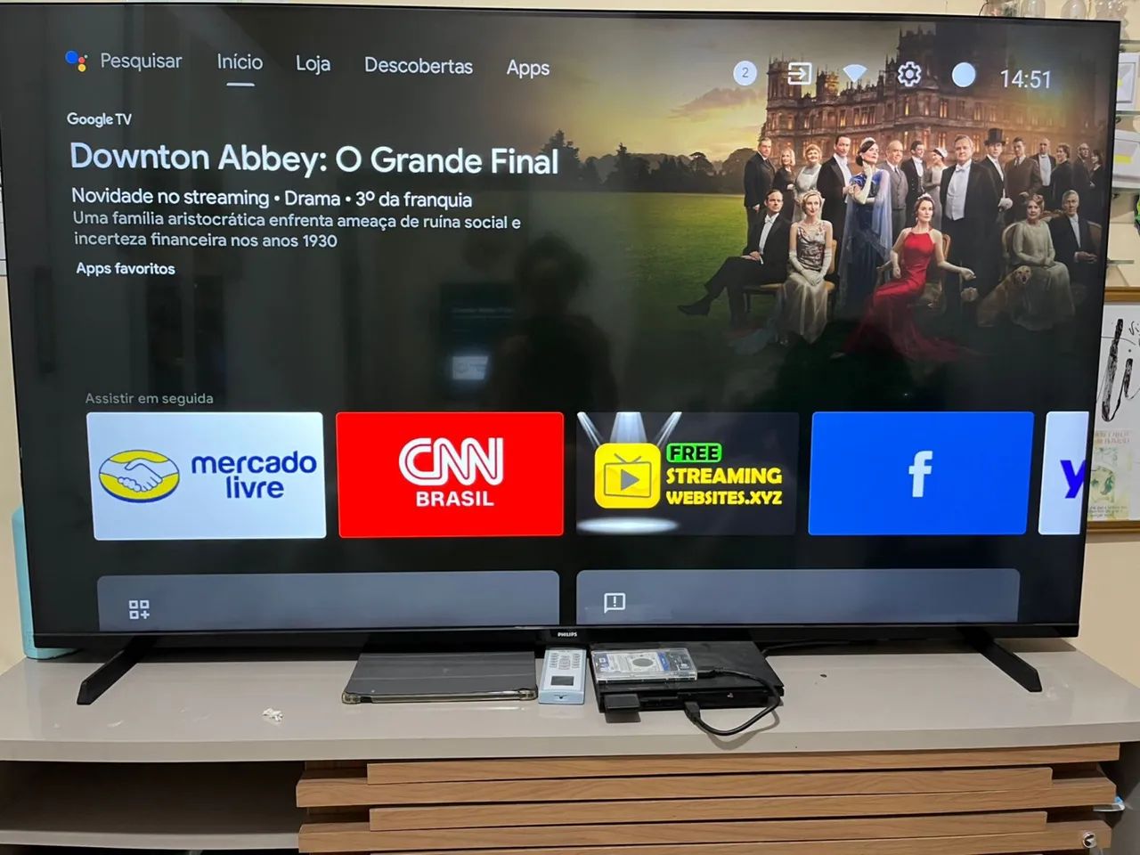 Smart TV 65" Philips 4K Google Assistant 