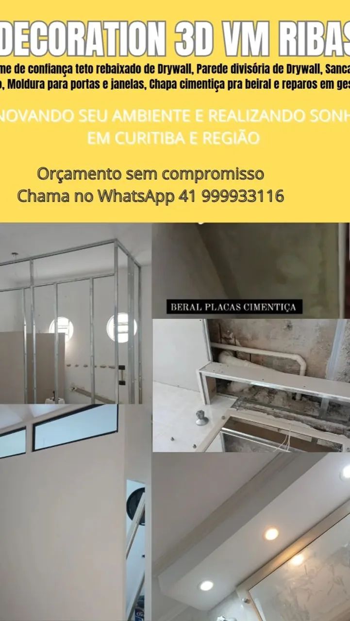 Gesso drywall e Reparos em geral  - Foto 4