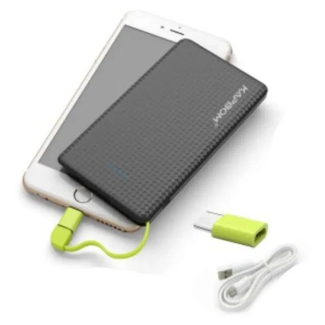 Carregador Portátil Power Bank 5000 Mah Ka-952 - Kapbom Energia Sempre à Mão! Loja Coimbra - Foto 3