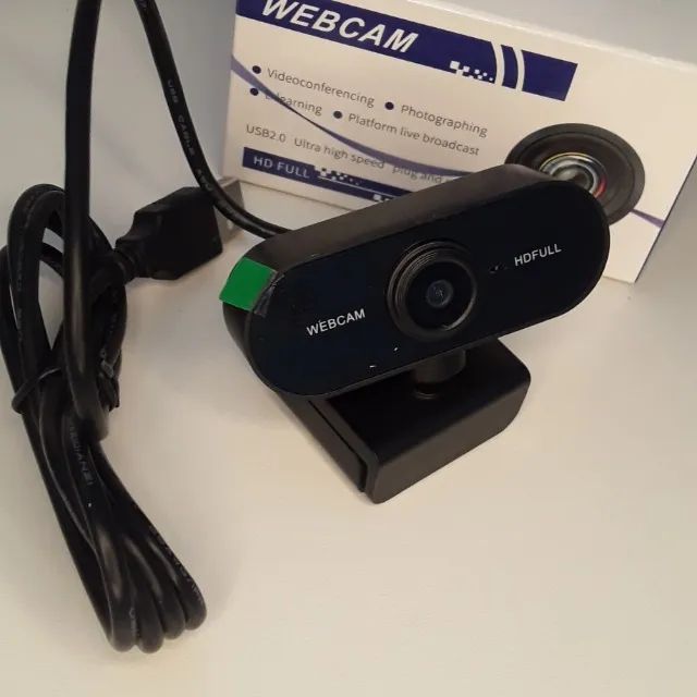 Câmera Usb Hd 1080p Webcam Mini - Faço Entrega